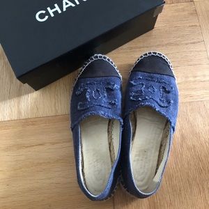 Authentic Chanel espadrilles size 39